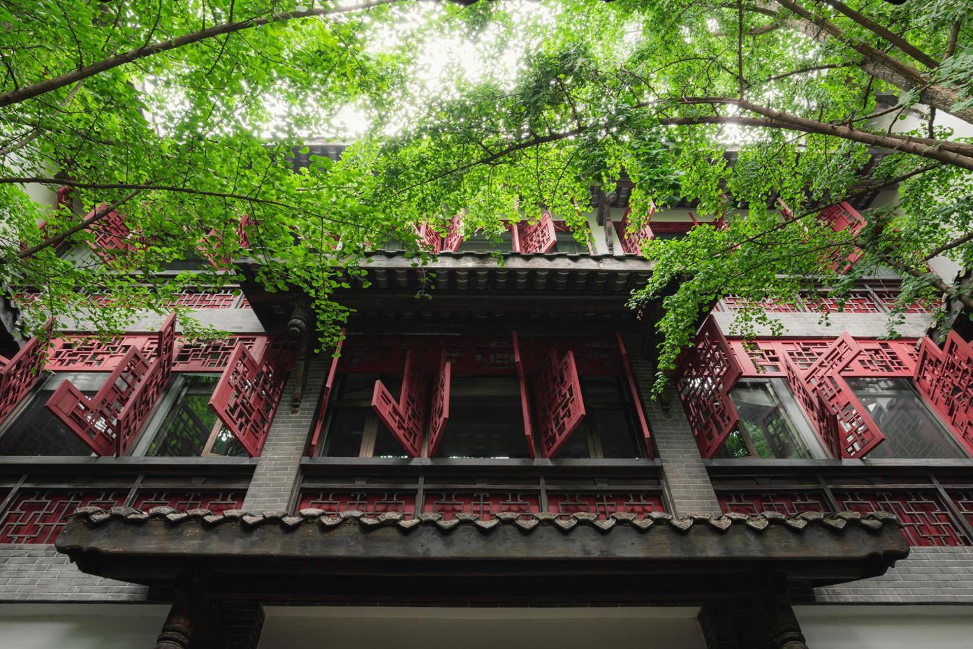 Guanyin Yiyuntai Hotel Chengdu Exteriör bild